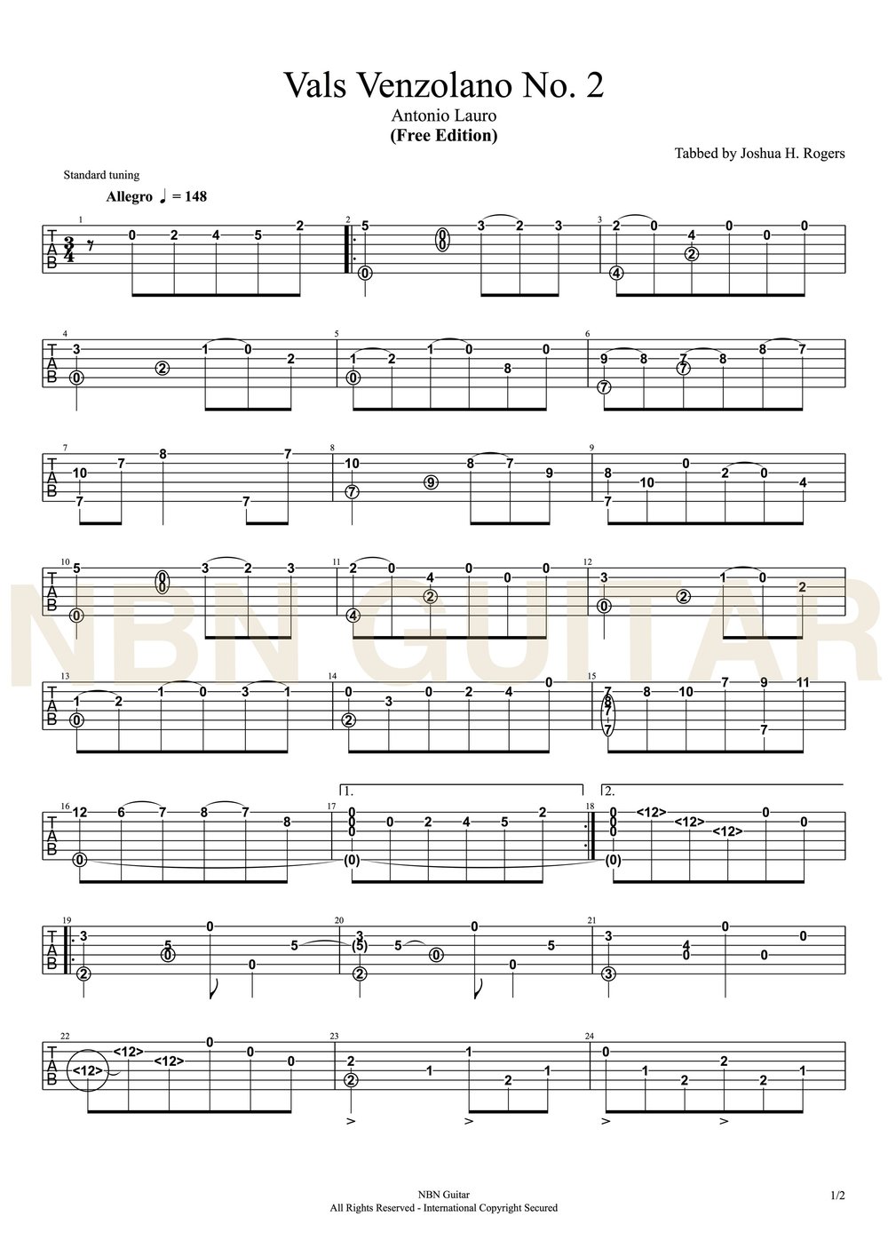 Guitar Tab Hymns —