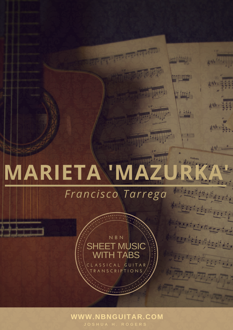 Marieta 'Mazurka' Online Classical Guitar Lesson