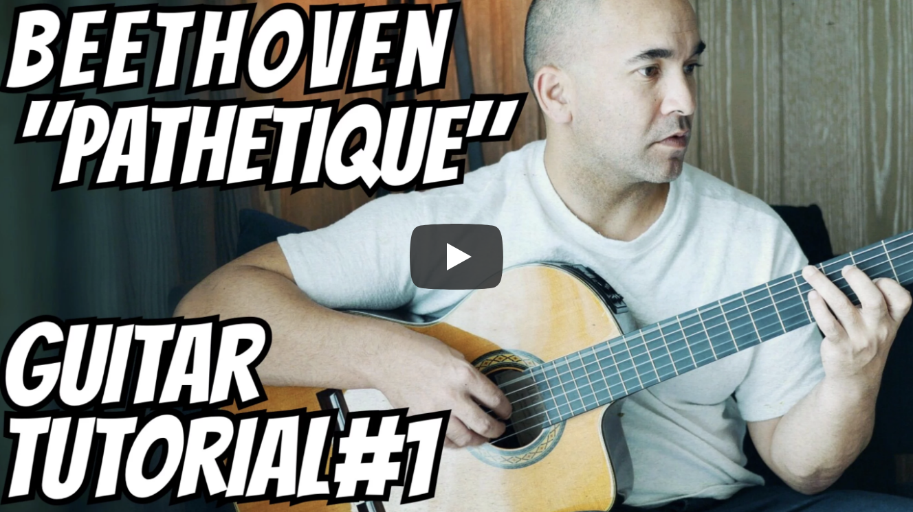Adagio Cantabile 'Pathetique' - Online Classical Guitar Lesson
