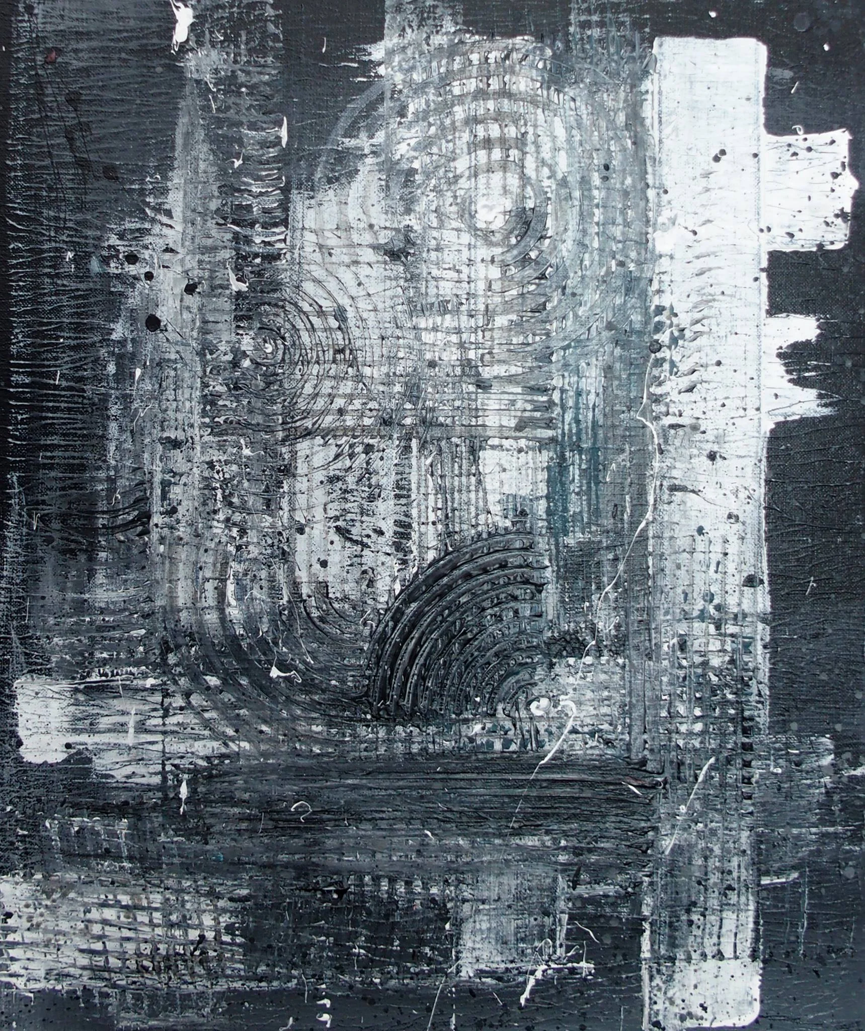   F8 (455mm × 380mm) ・ACRYLIC ON CANVAS  