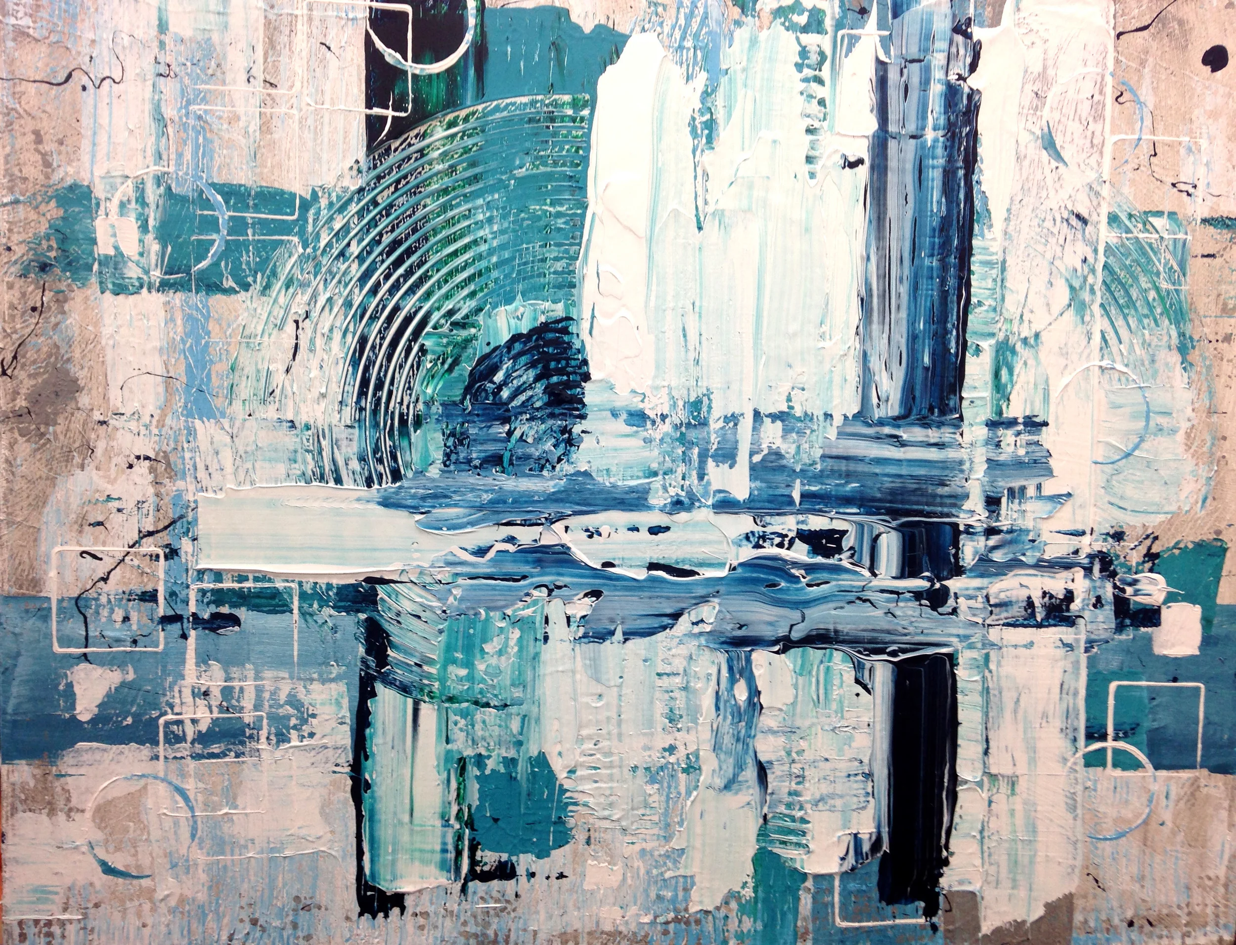   F60 (1303mm × 970mm) ・ACRYLIC ON CANVAS 