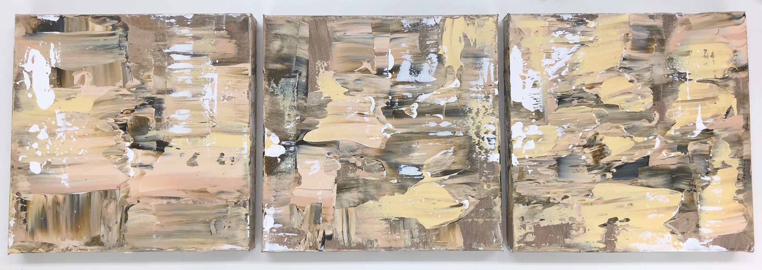 Set of 3 (300mm x300mm)・ACRYLIC ON CANVAS