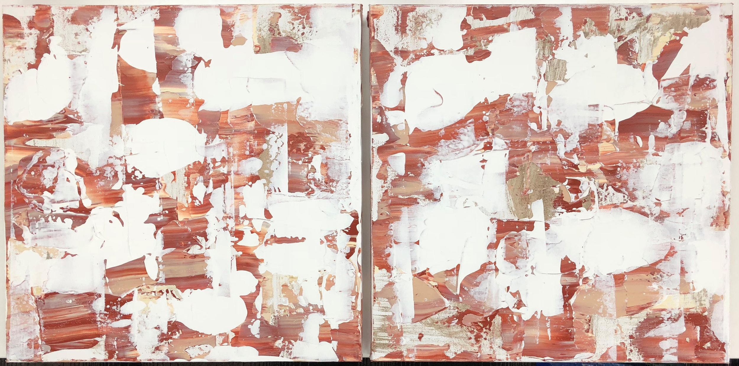 Set of 2 (400mm x 400mm)・ACRYLIC ON CANVAS