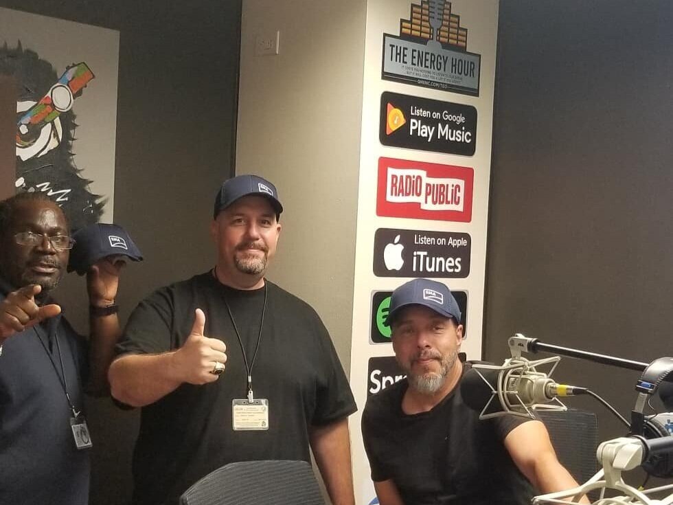Curtis, Shaun &amp; Rob before a PodCast