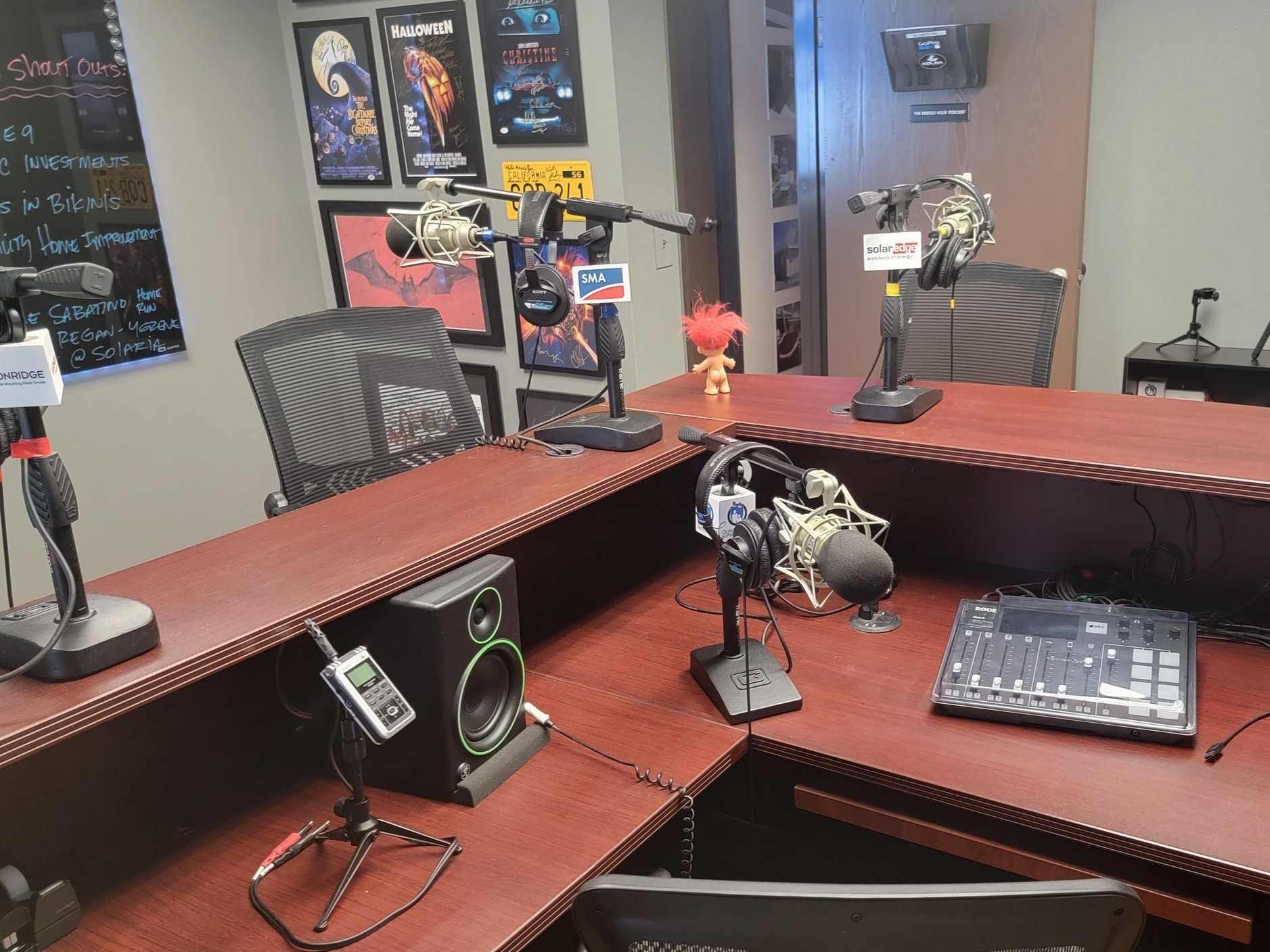 The new look for The Energy Hour PodCast room