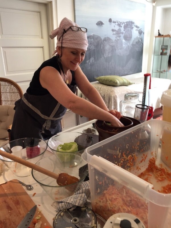 Her skal det bli fermenterte rotgrønnsaker