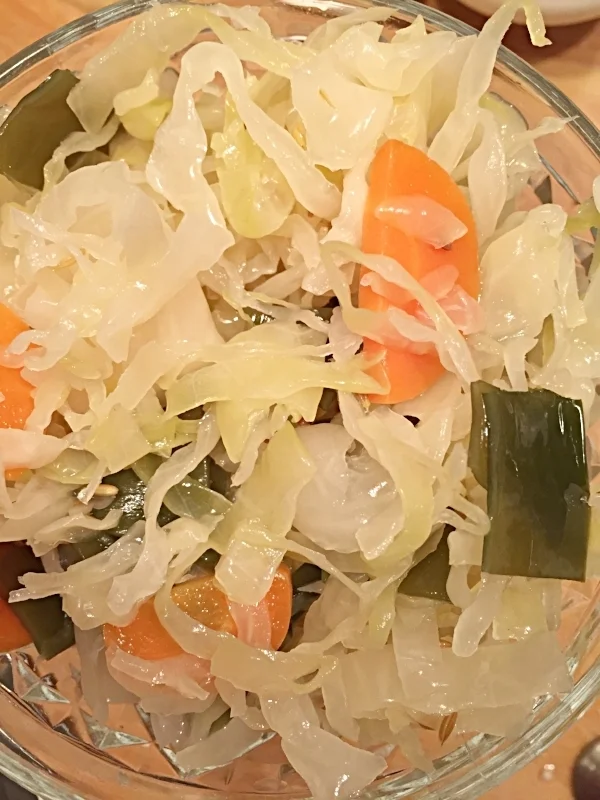 surkål med tang