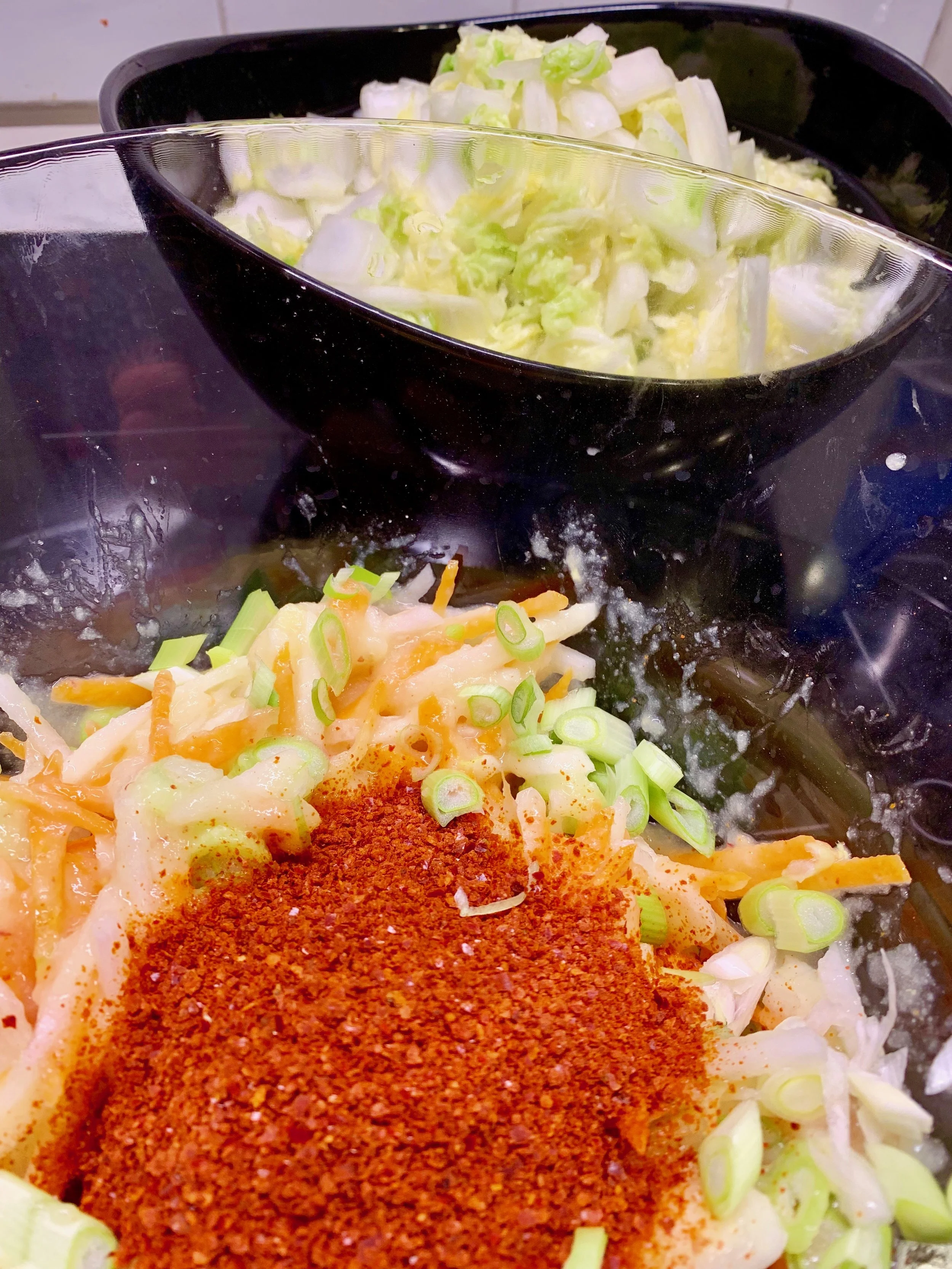 Jeg bruker koreansk gochugaru i kimchi.