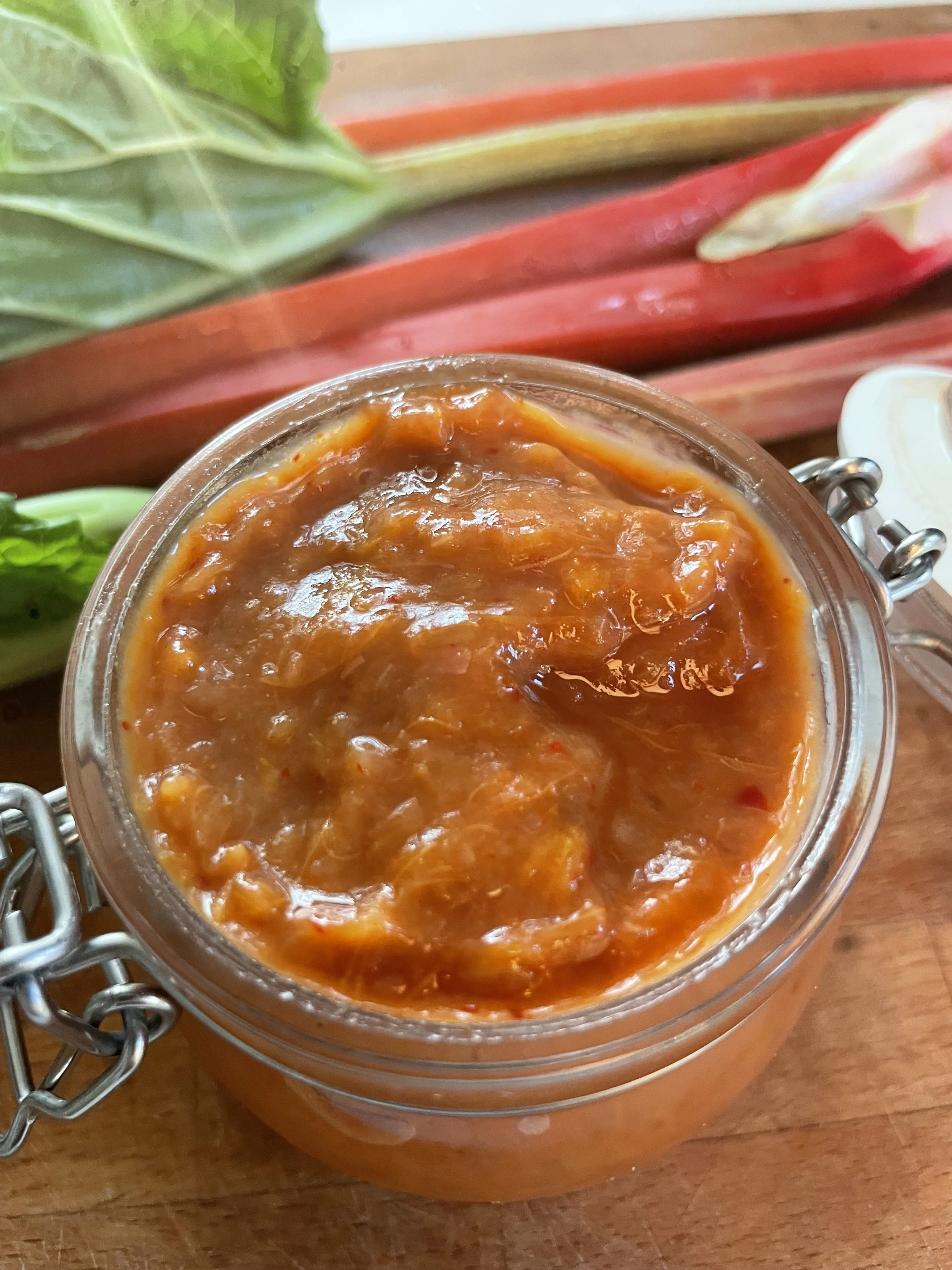 Fermentert rabarbrachutney