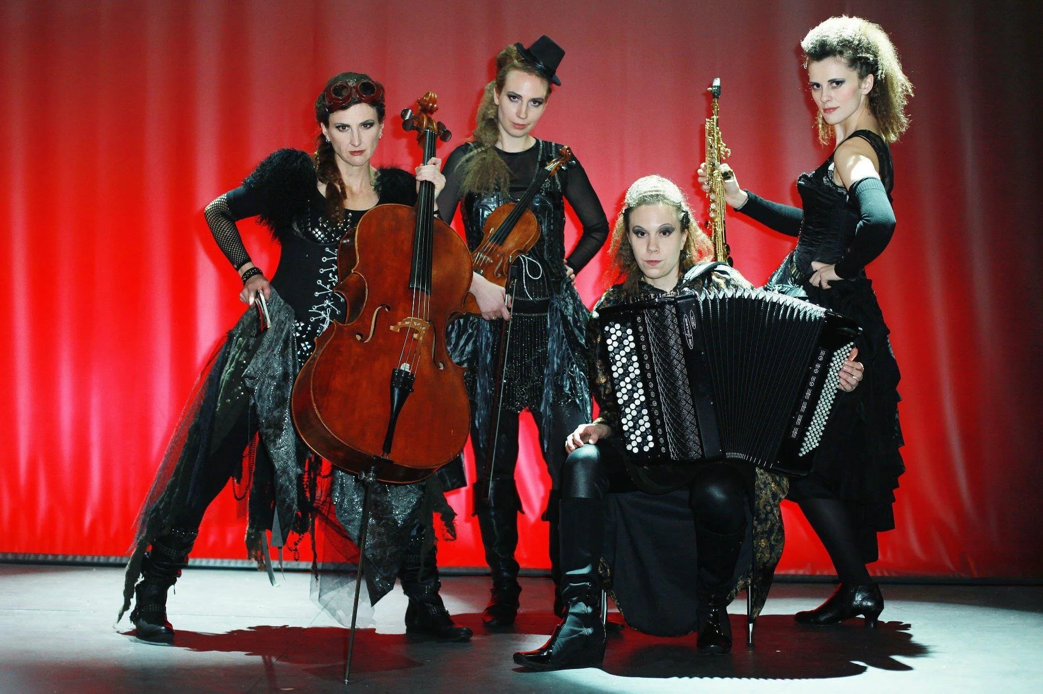 Cast costumes for Dido and Aeneus