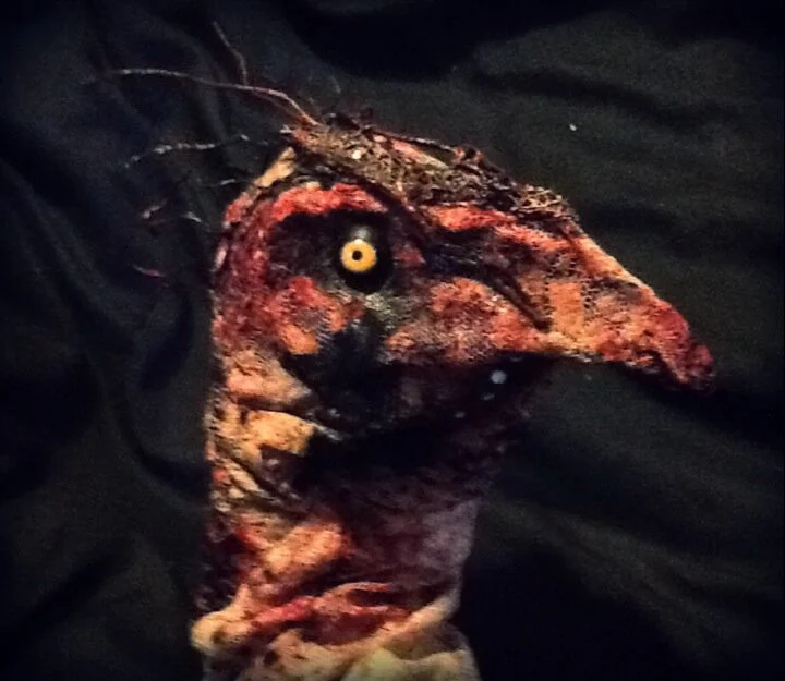 Creepy handpuppet prototype for Damian McCarthy filmmaker