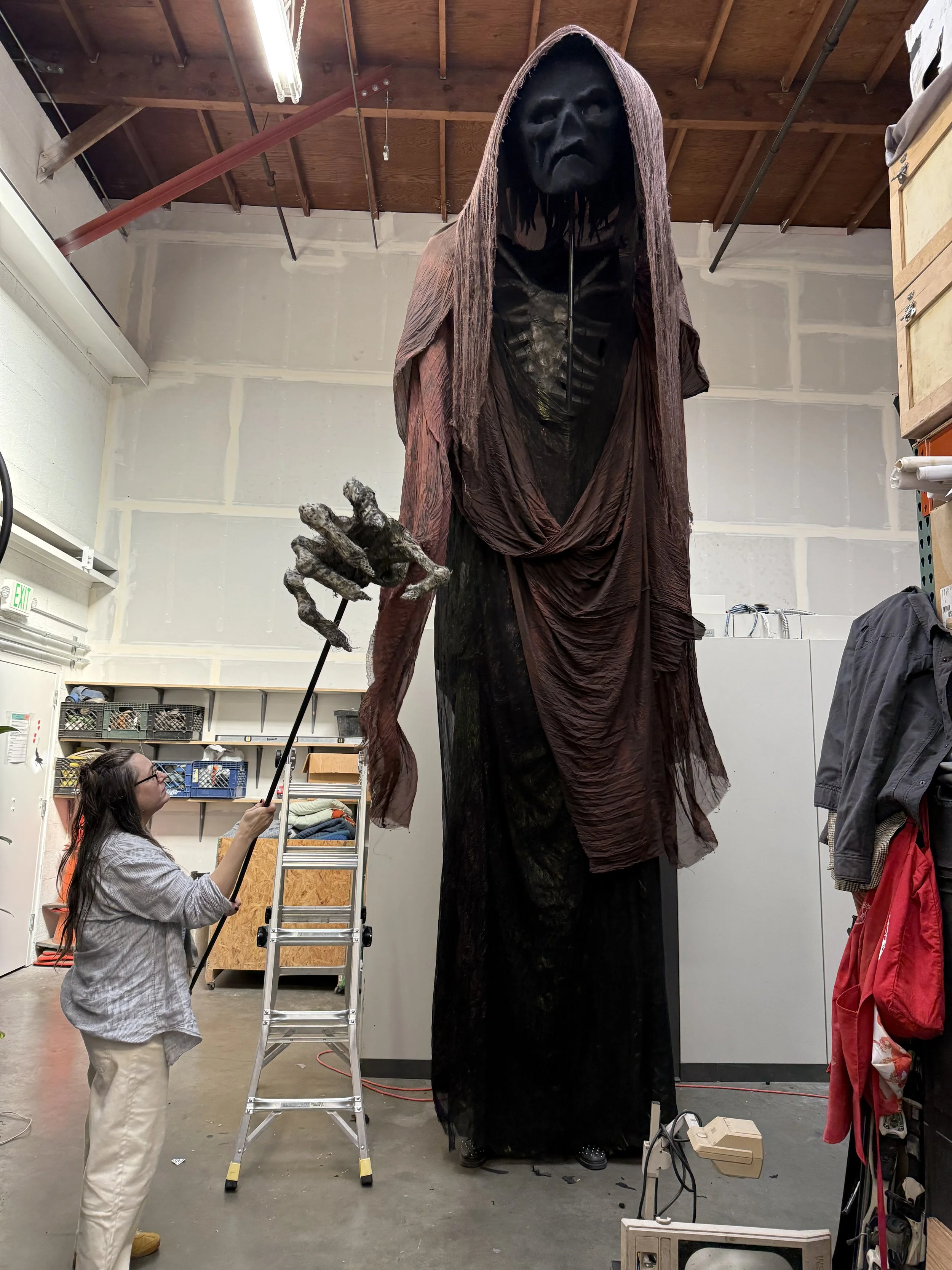 Giant Reaper Puppet for private commission 