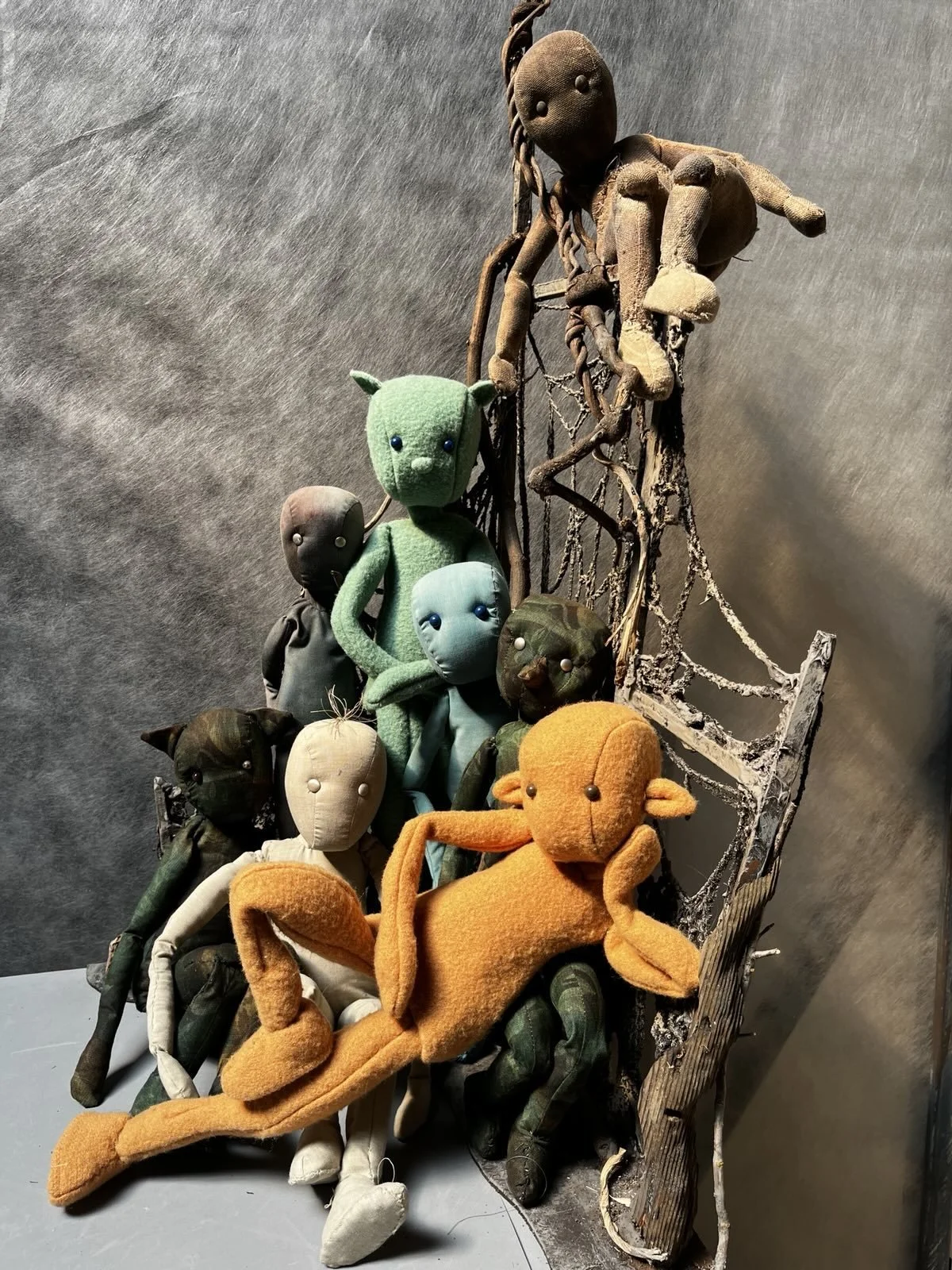 Tabletop Puppets created for OddSavvy puppetry workshop
