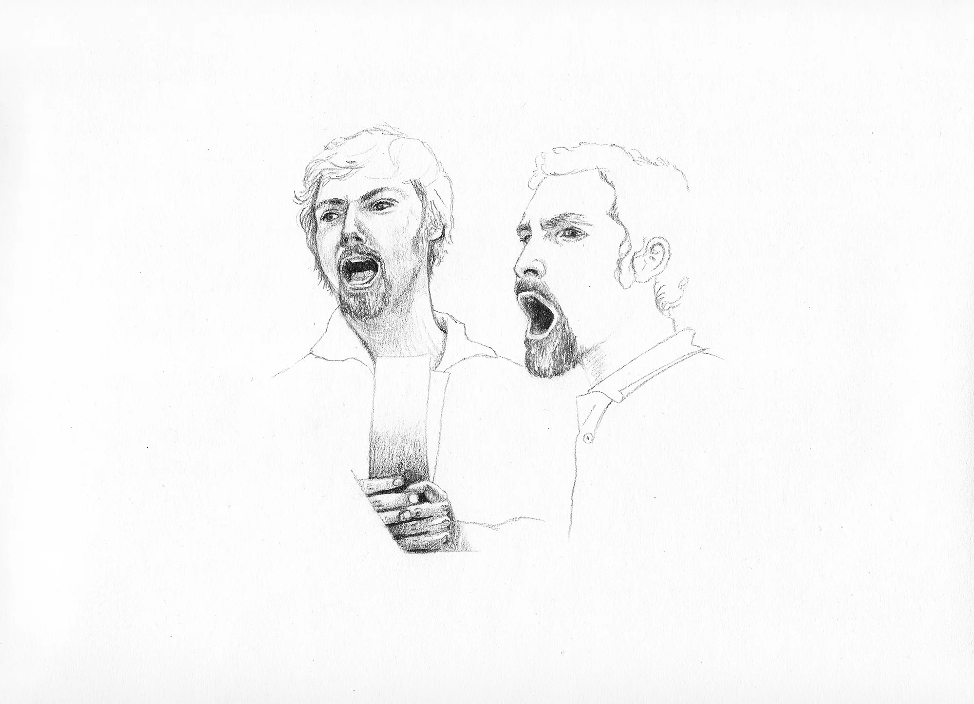Rally. Drawing. Kate Pickering.