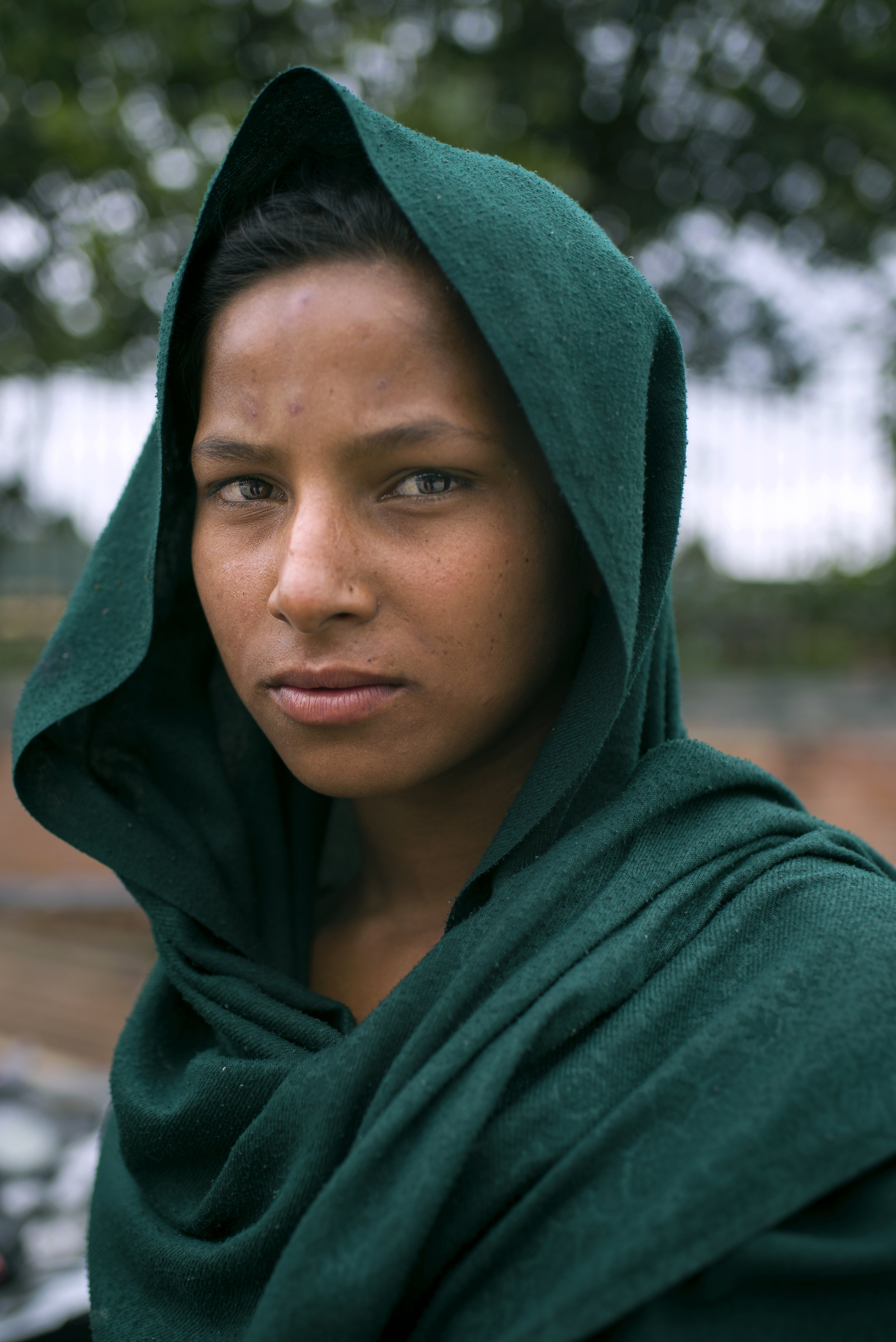 Nepal - Portrait of a street girl 