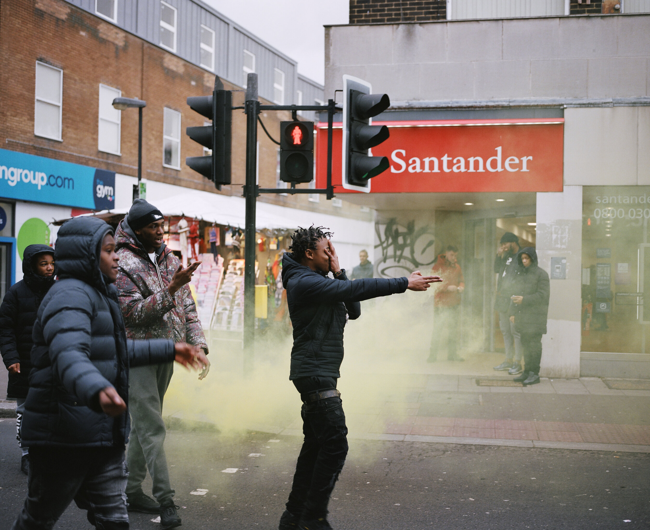 Filming a drill music video in Peckham