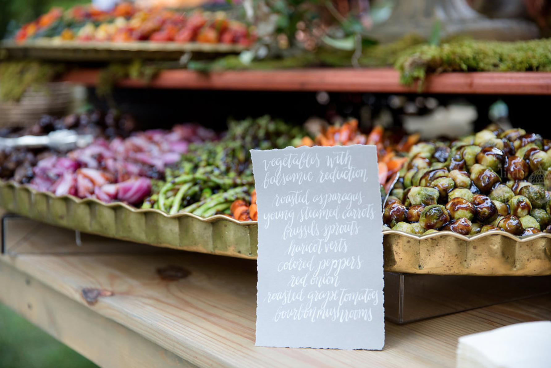 Haint Blue Collective Reception Menu Sign, Little Acorn Photography