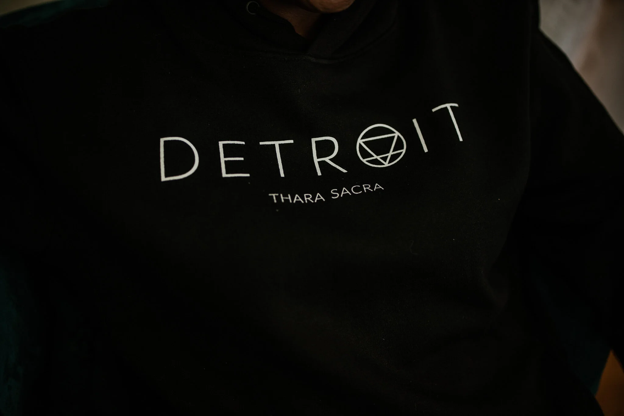 Thara Sacra Detroit logo sweatshirt