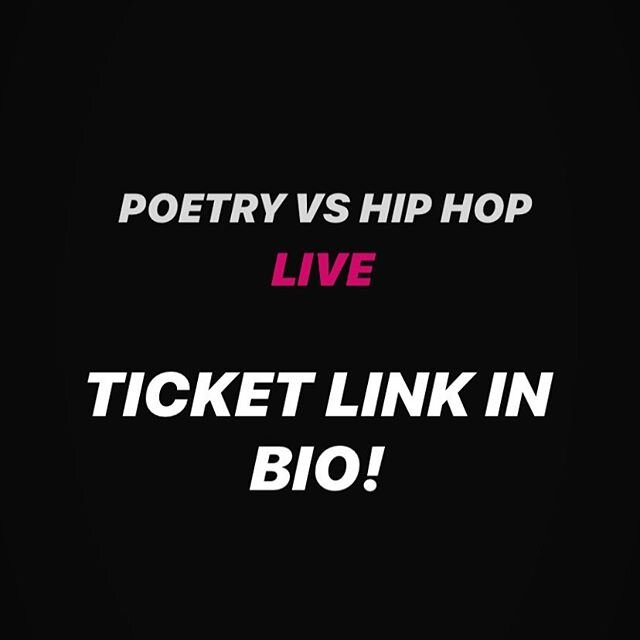 You still have time. Link in bio!!! #poetryvshiphop
#poetryvshiphopvirtual
#poetryvshiphopviral
#poetryvshiphopliveshow
#teampoetry
#teamhiphop
#throwbackthursday 
#netflixspecial
#amazonprime
#bravo
#chooseaside
#atlantaartist 
#supportblackbusiness