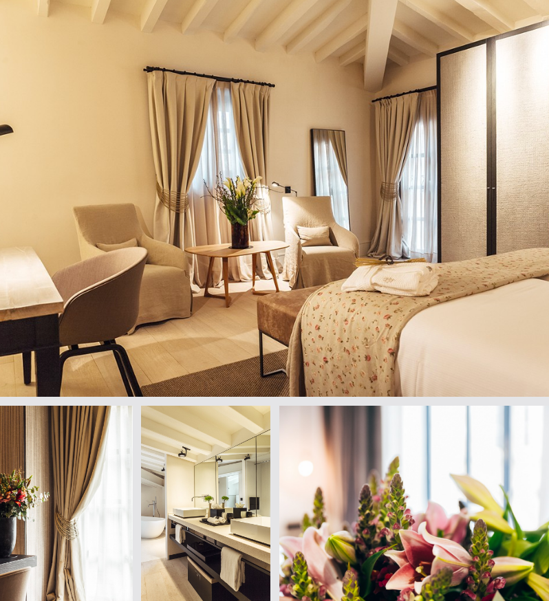 42 beautiful rooms and suites await your arrival.