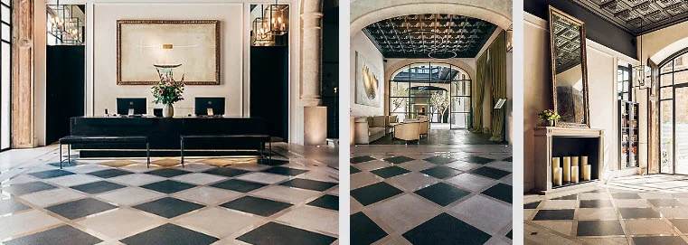 The luxury boutique hotel is set within the historic center of Palma de Mallorca