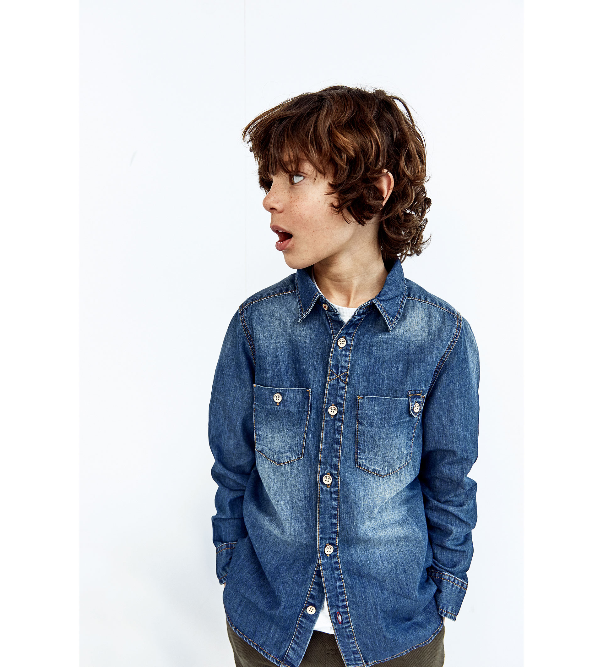Denim Shirt, £13 at Zara