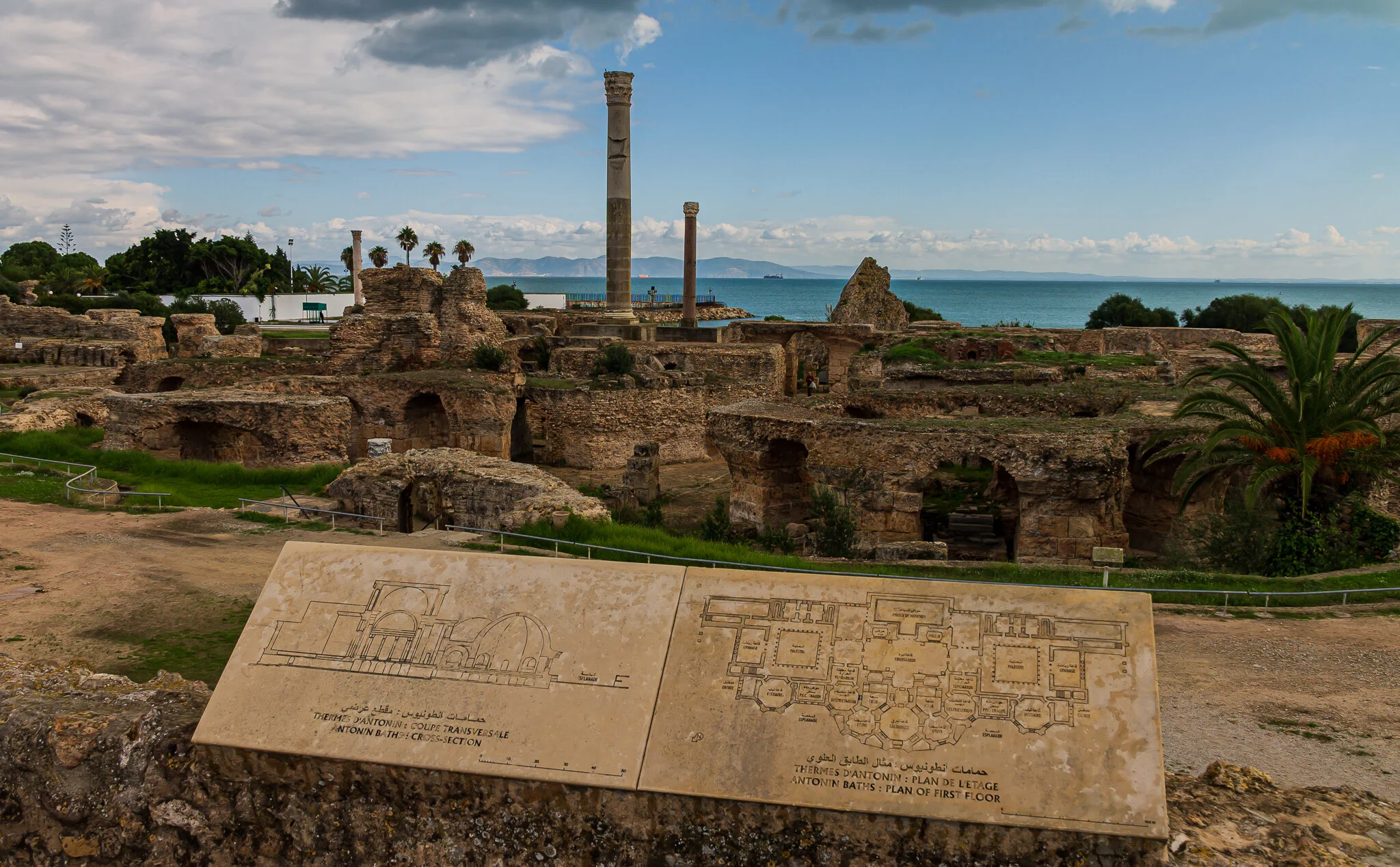  Carthage is known for its ancient archaeological sites. Founded by the Phoenicians in the first millennium B.C., it was once the seat of the powerful Carthaginian (Punic) Empire, which fell to Rome in the 2nd century B.C. A collection of ancient bat
