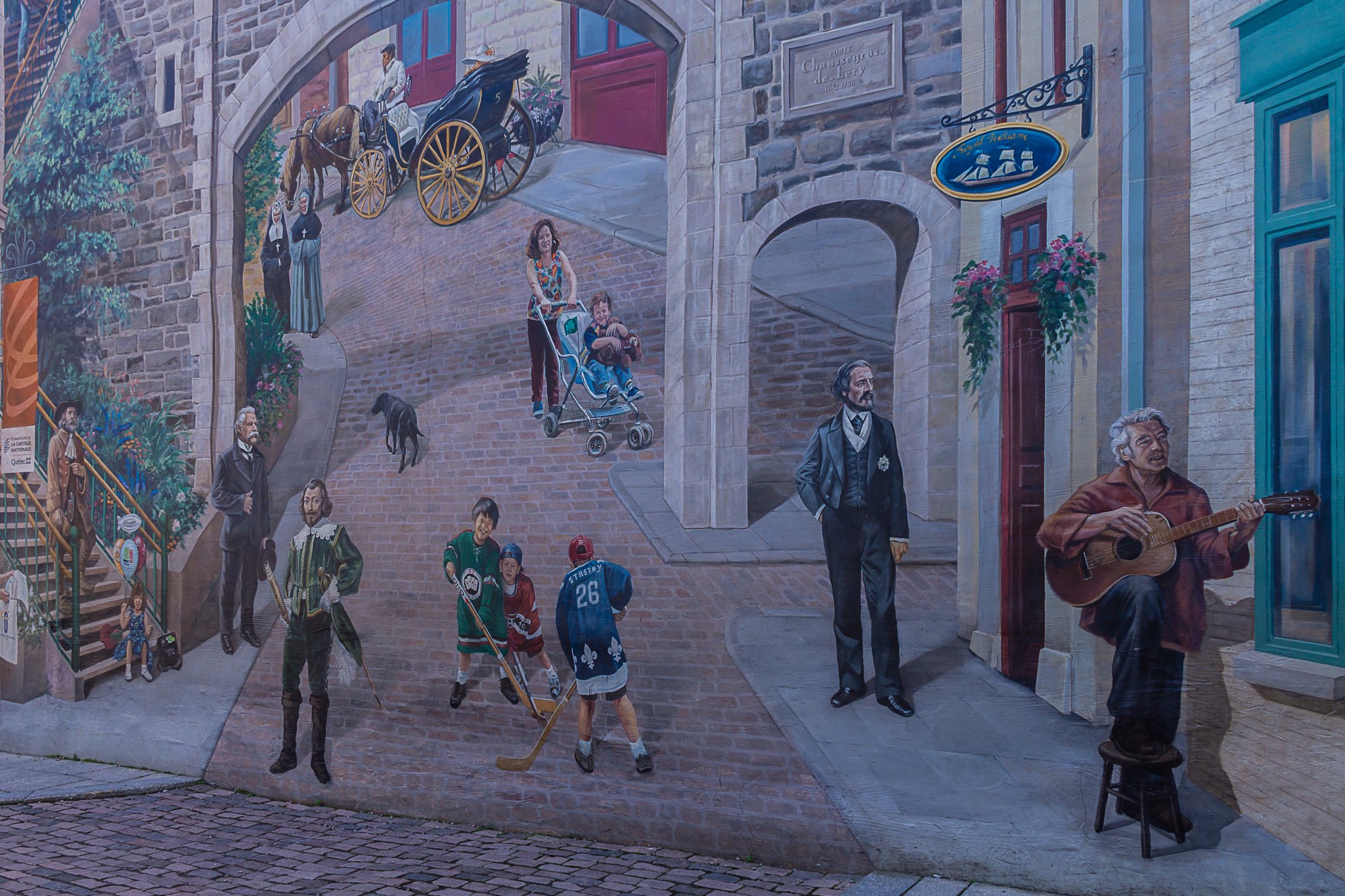 Leg 4: Historical Mural in Quebec