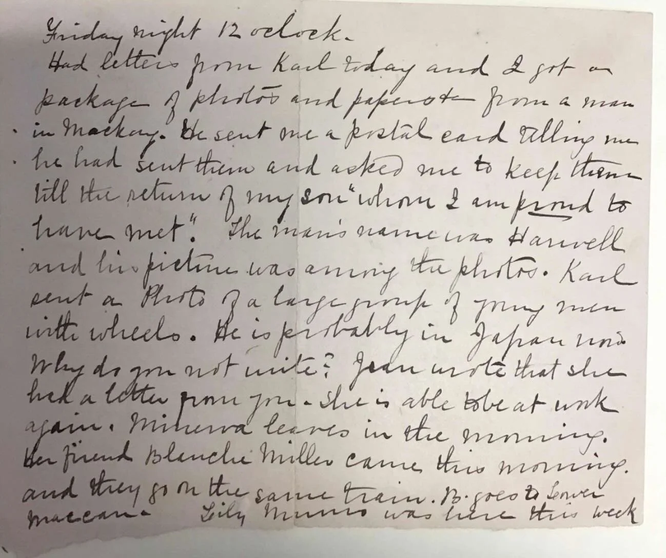 Letter from Mother, Karl’s Cat, and His Plans - Karl Chronicles - Post #202