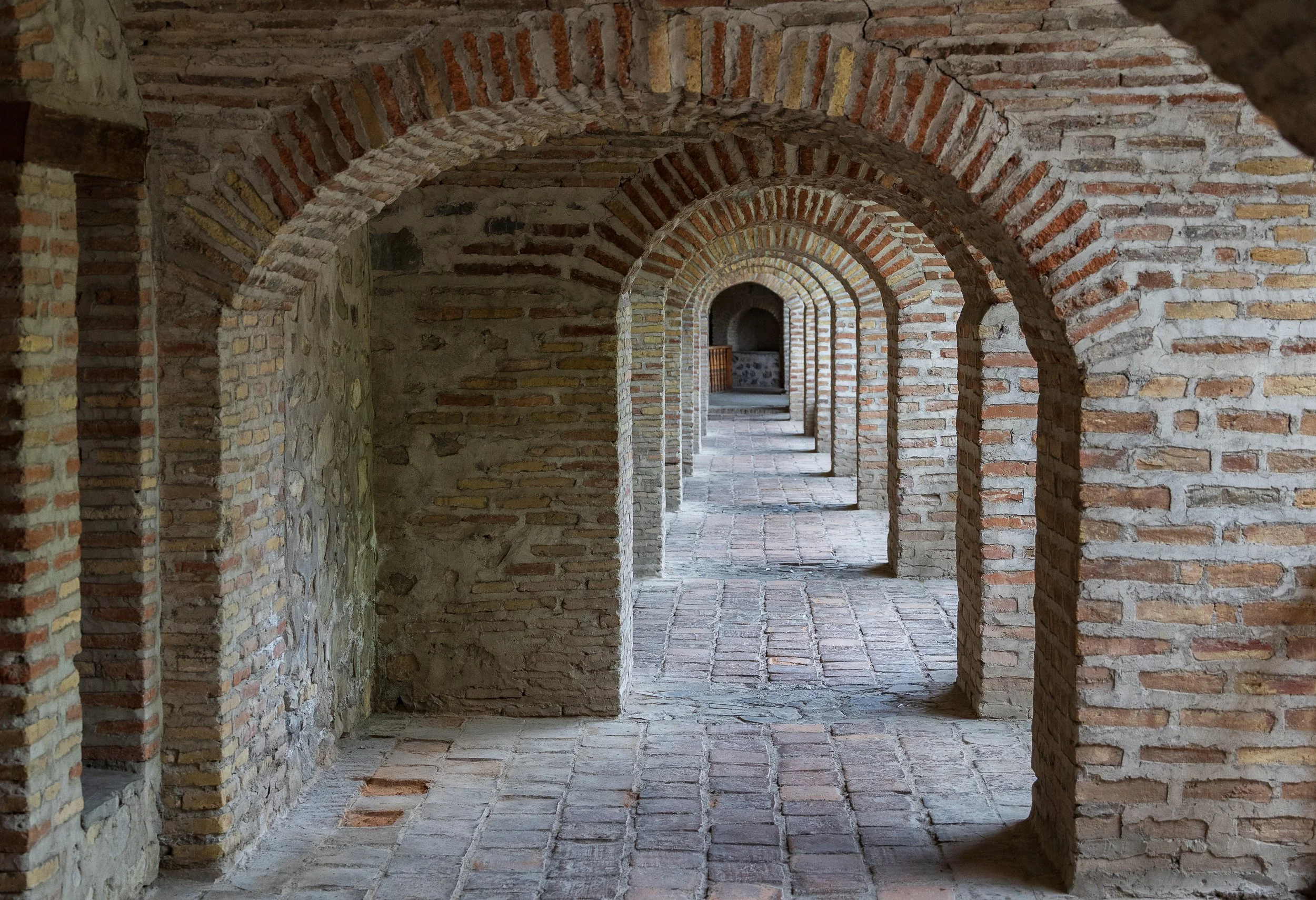   Upper Caravanserai  One of two surviving caravanserais along historic Akhundzade Street, where Silk Road merchants once stayed with their goods. It operates as a hotel now. The bones of the original building make that transition surprisingly easy t