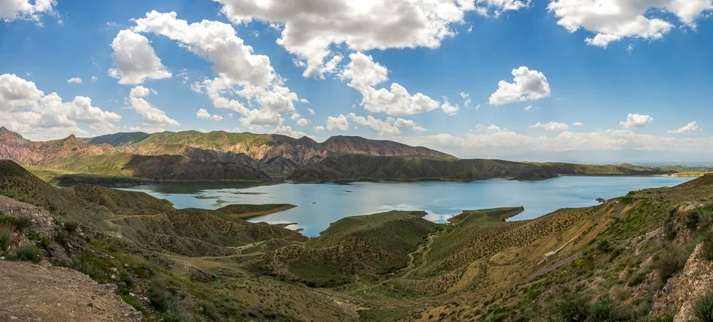   Azat Reservoir:  Sitting at 1,050 metres above sea level in the basalt-walled gorge south of Yerevan. Built in 1976 to irrigate the Ararat Valley, it now serves a quieter second purpose: a place of stillness, dramatic cliffs, and water that holds t