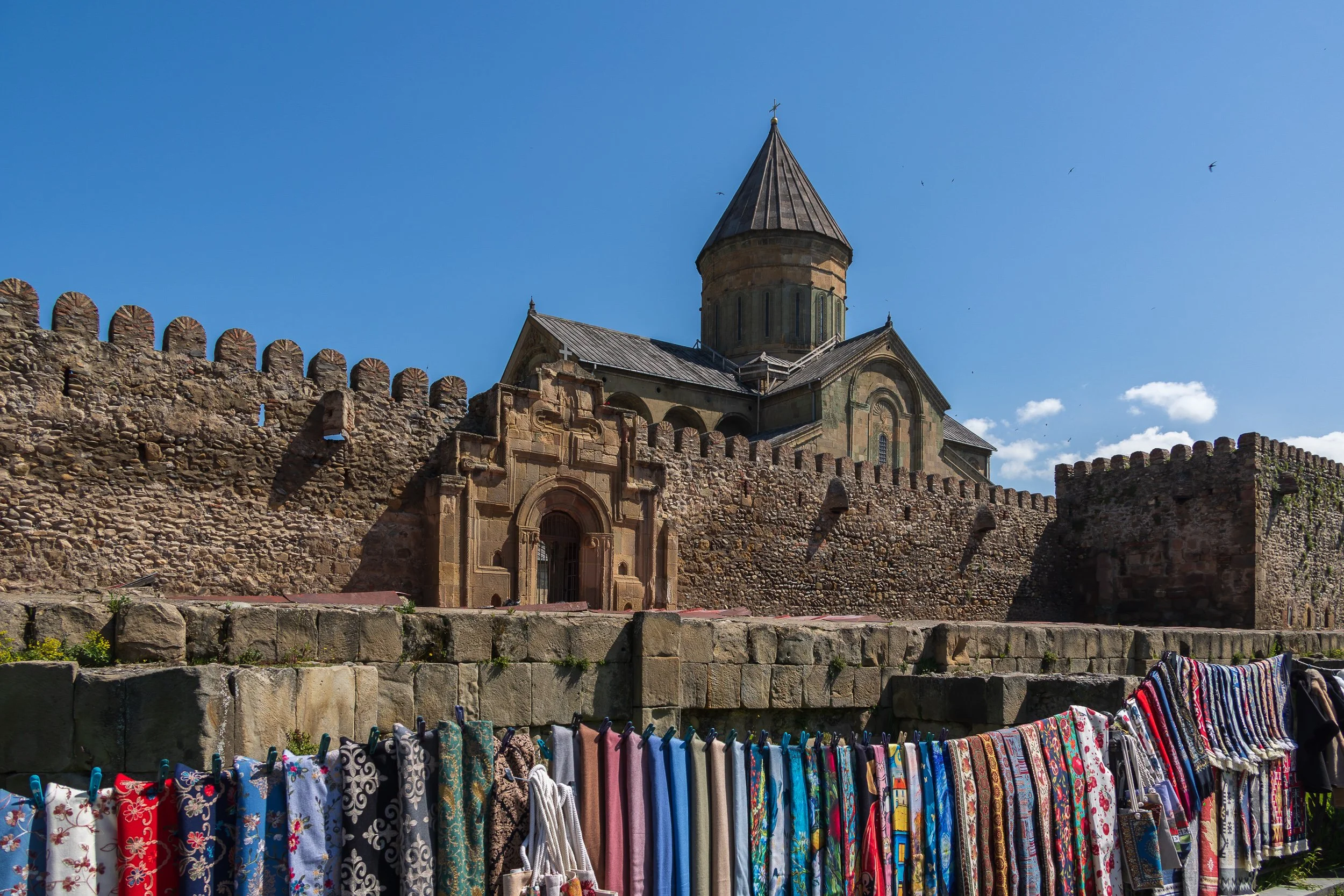  Capital of the early Georgian Kingdom of Iberia from the 3rd century BC to the 5th century AD. The capital later moved to Tbilisi, but Mtskheta remained the spiritual and cultural centre of the nation. Its historic monuments, Jvari Monastery, Svetit