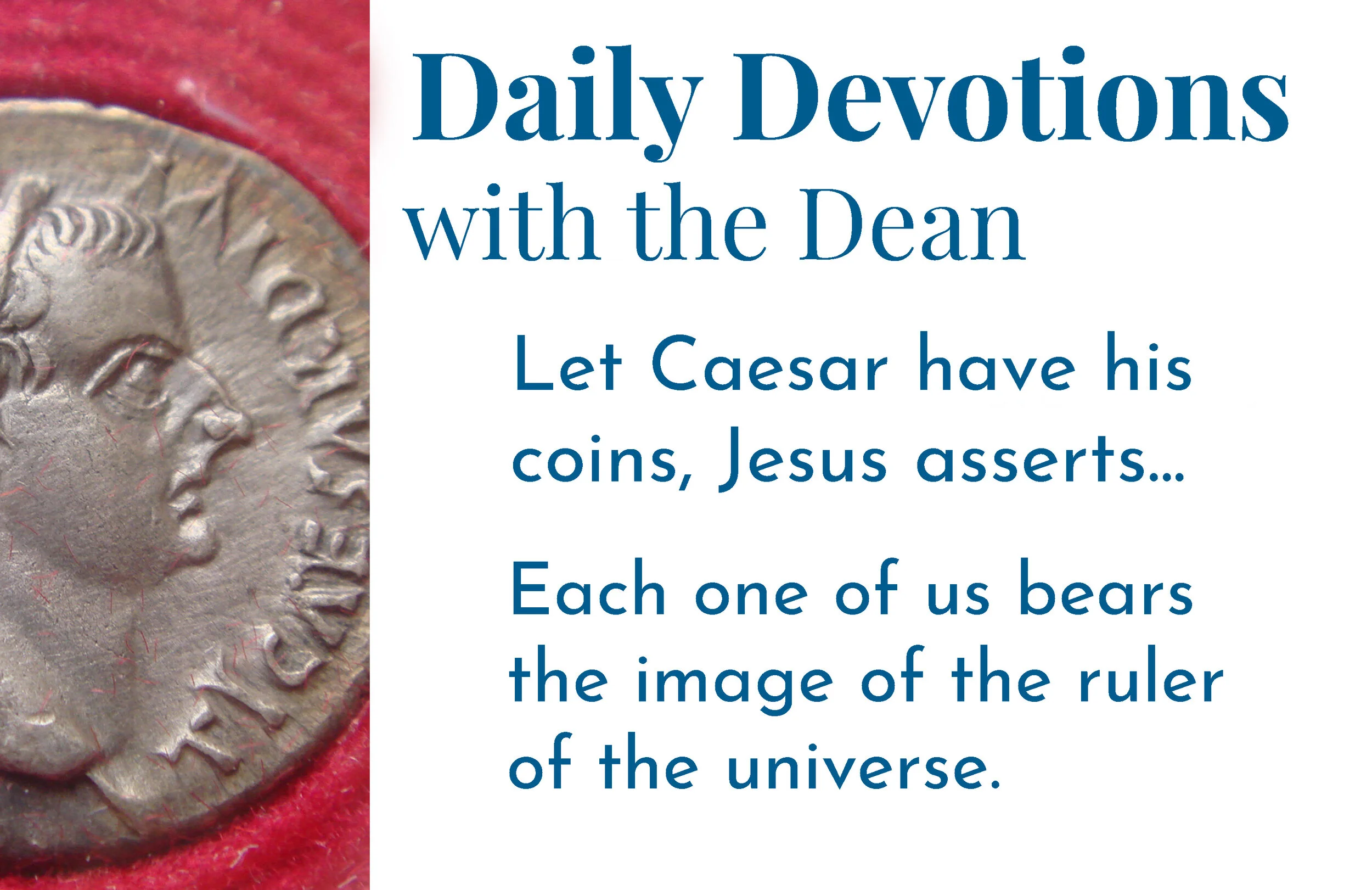 God's Name Inscribed - Daily Devotions with the Dean 