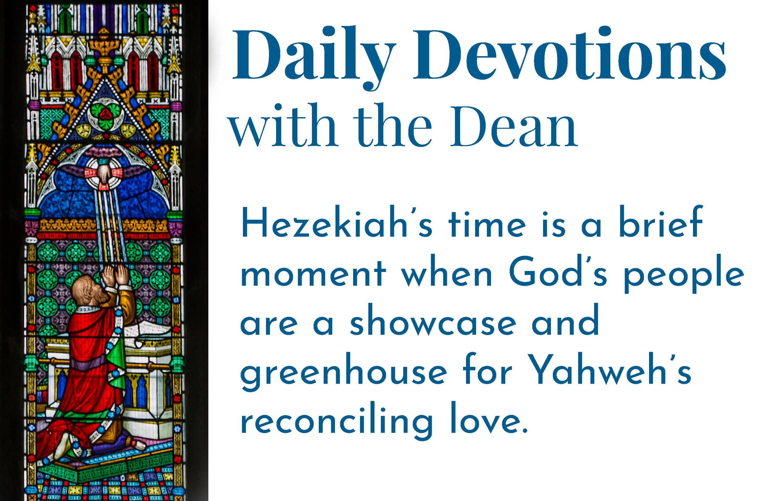 A Showcase for God's Love - Daily Devotions with the Dean