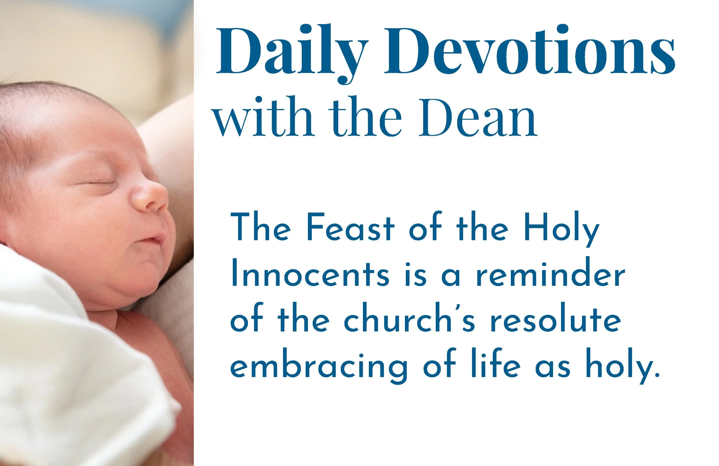 Life Is Holy - Daily Devotions with the Dean