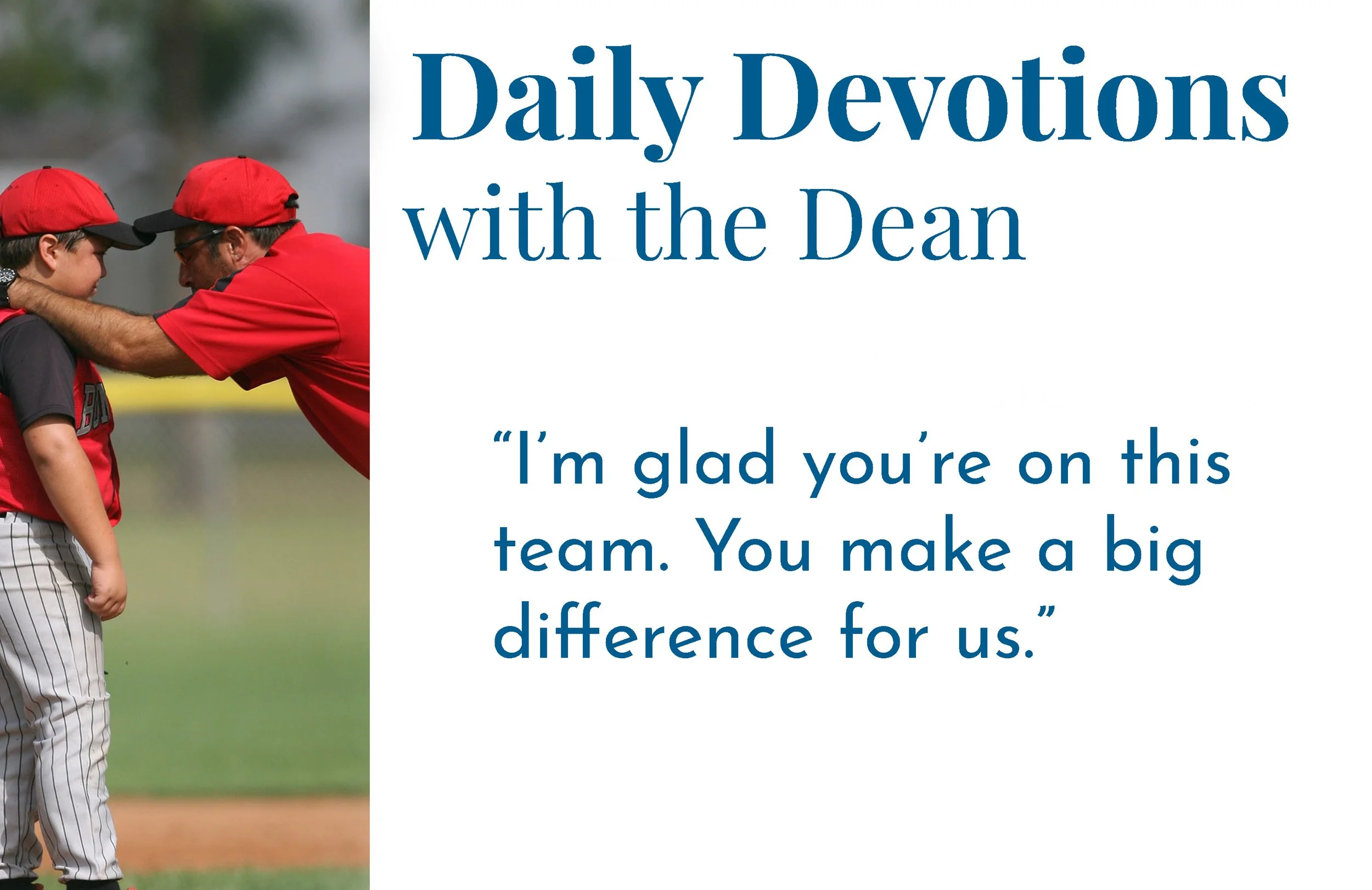 "High Touch" Worship - Daily Devotions with the Dean