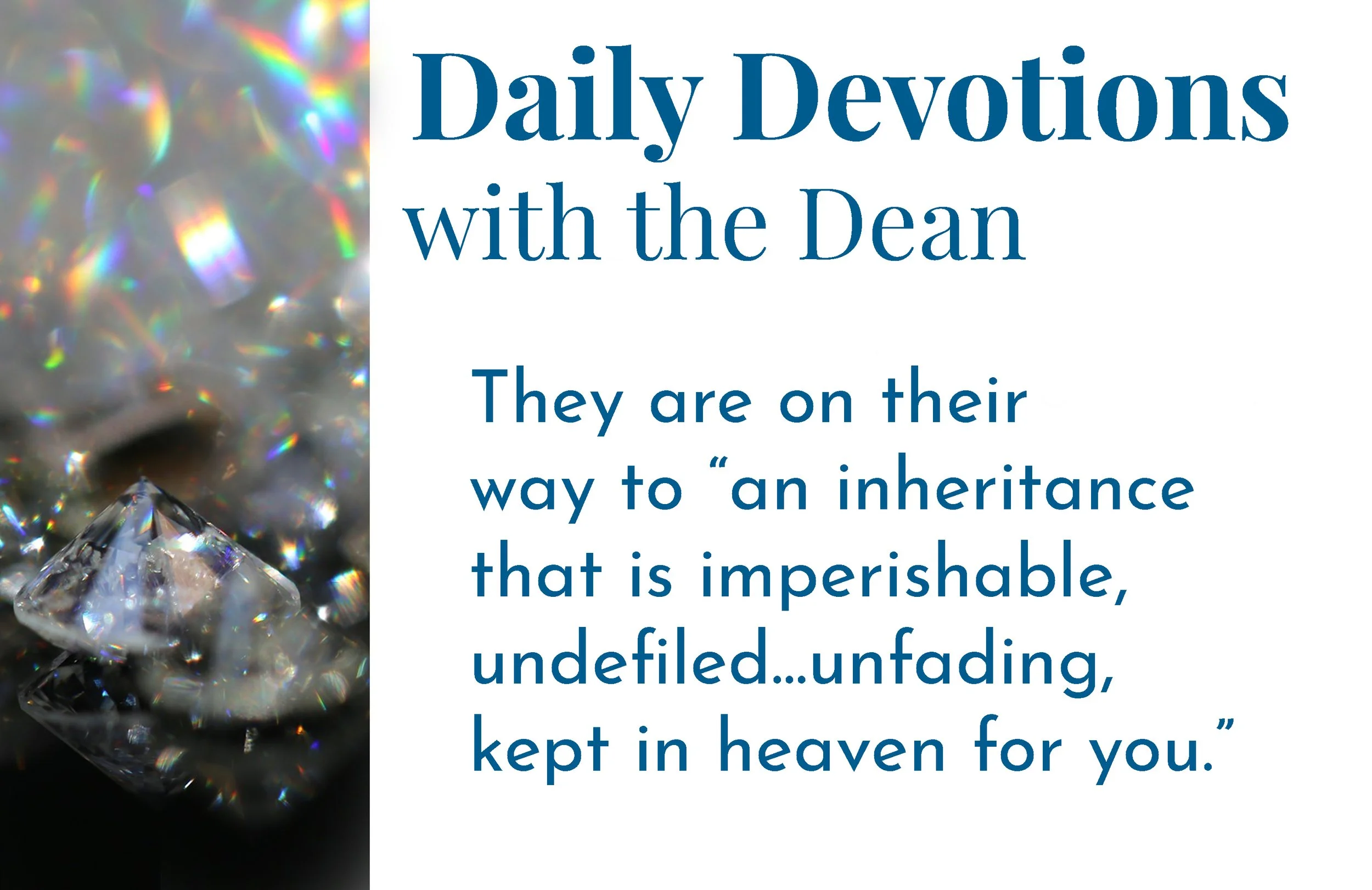 "God's Got This." - Daily Devotions with the Dean     
