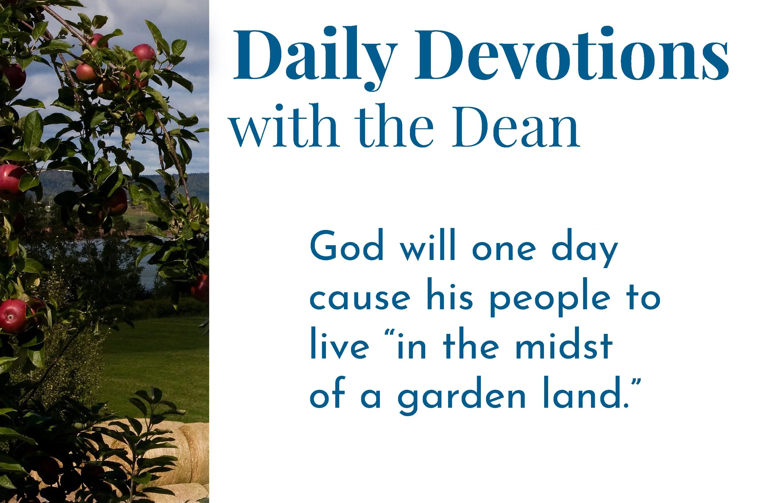 A Garden Land - Daily Devotions with the Dean