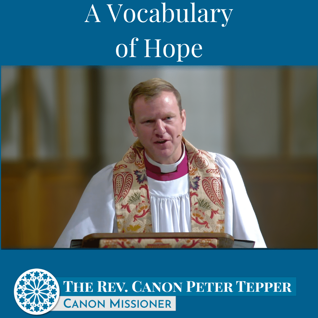 A Vocabulary for Hope