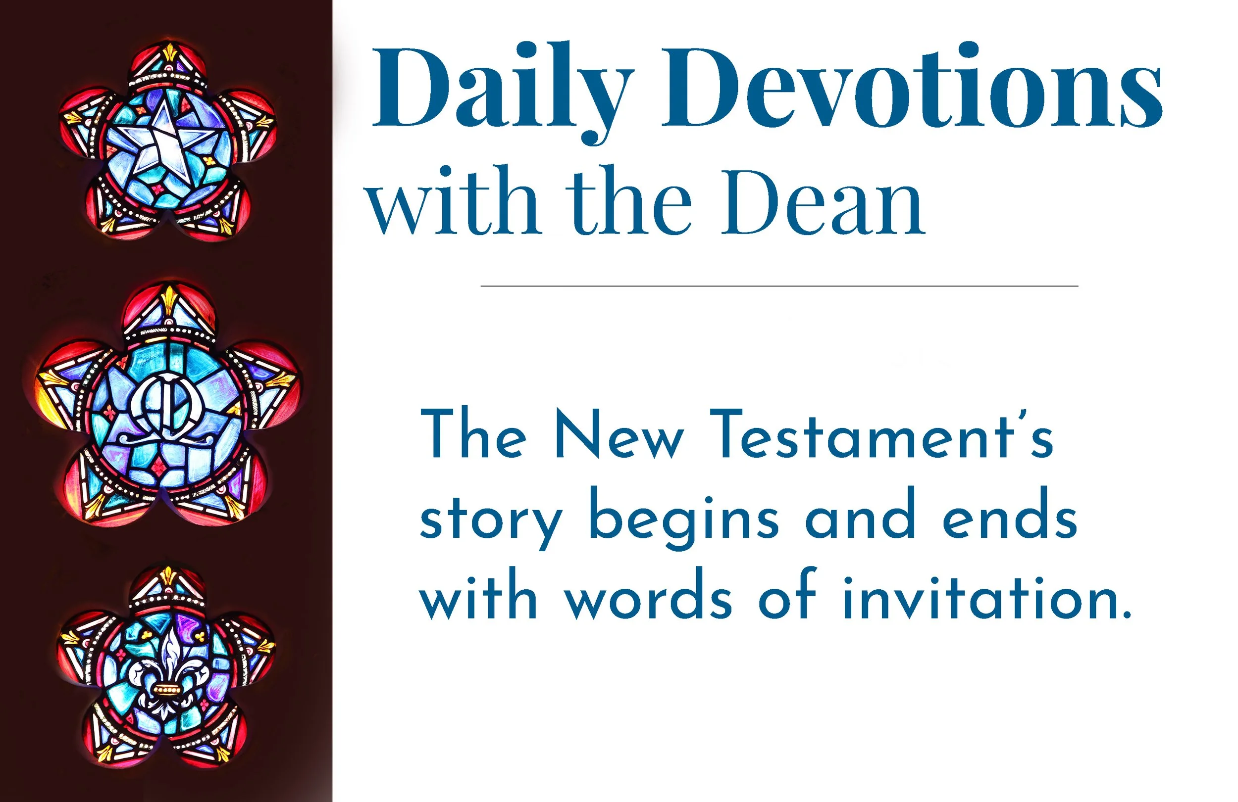 Invitation to Come and Drink - Daily Devotions with the Dean
