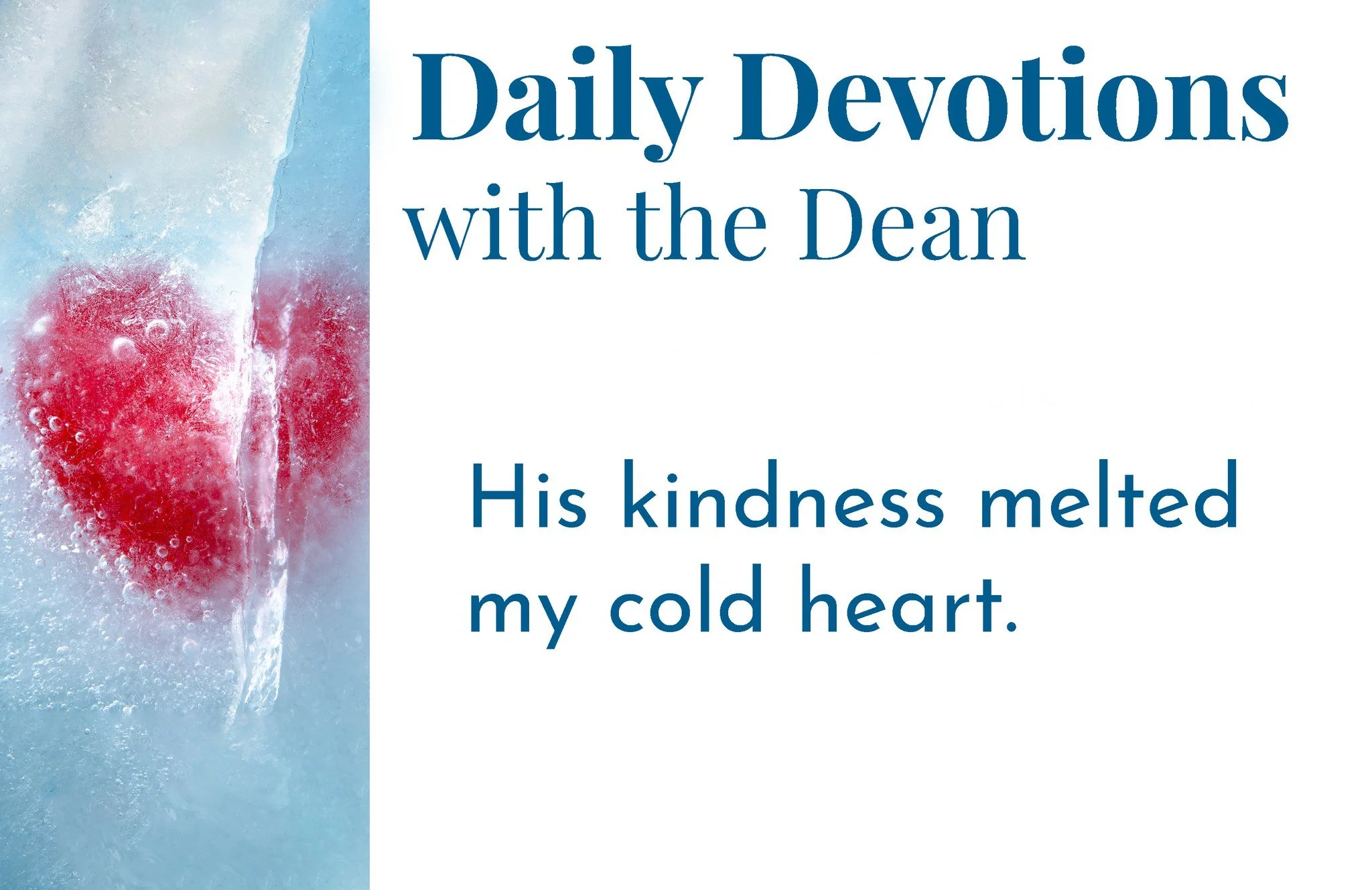 We Need a Change of Clothes - Daily Devotions with the Dean