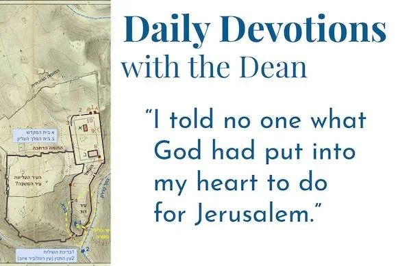The Welfare of the City - Daily Devotions with the Dean