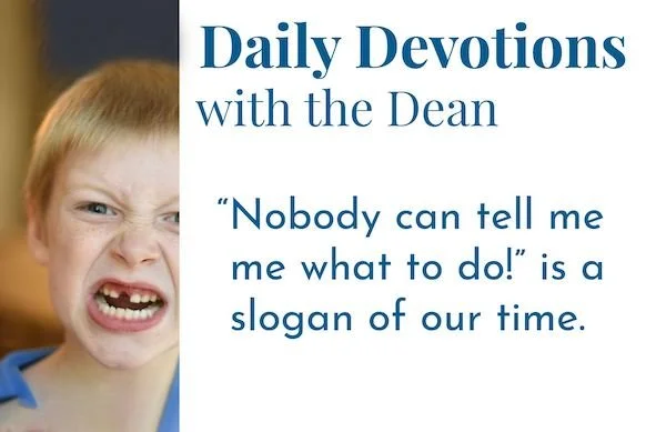 Live as Free People - Daily Devotions with the Dean