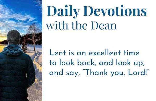 Healthy Words for the Season of Lent - Daily Devotions with the Dean