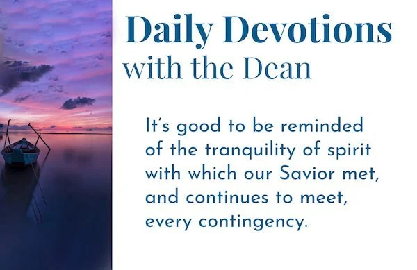 An Island of Peace - Daily Devotions with the Dean