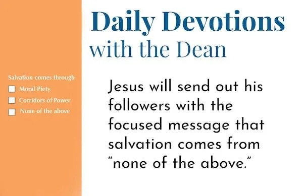A Necessarily Long Walk - Daily Devotions with the Dean