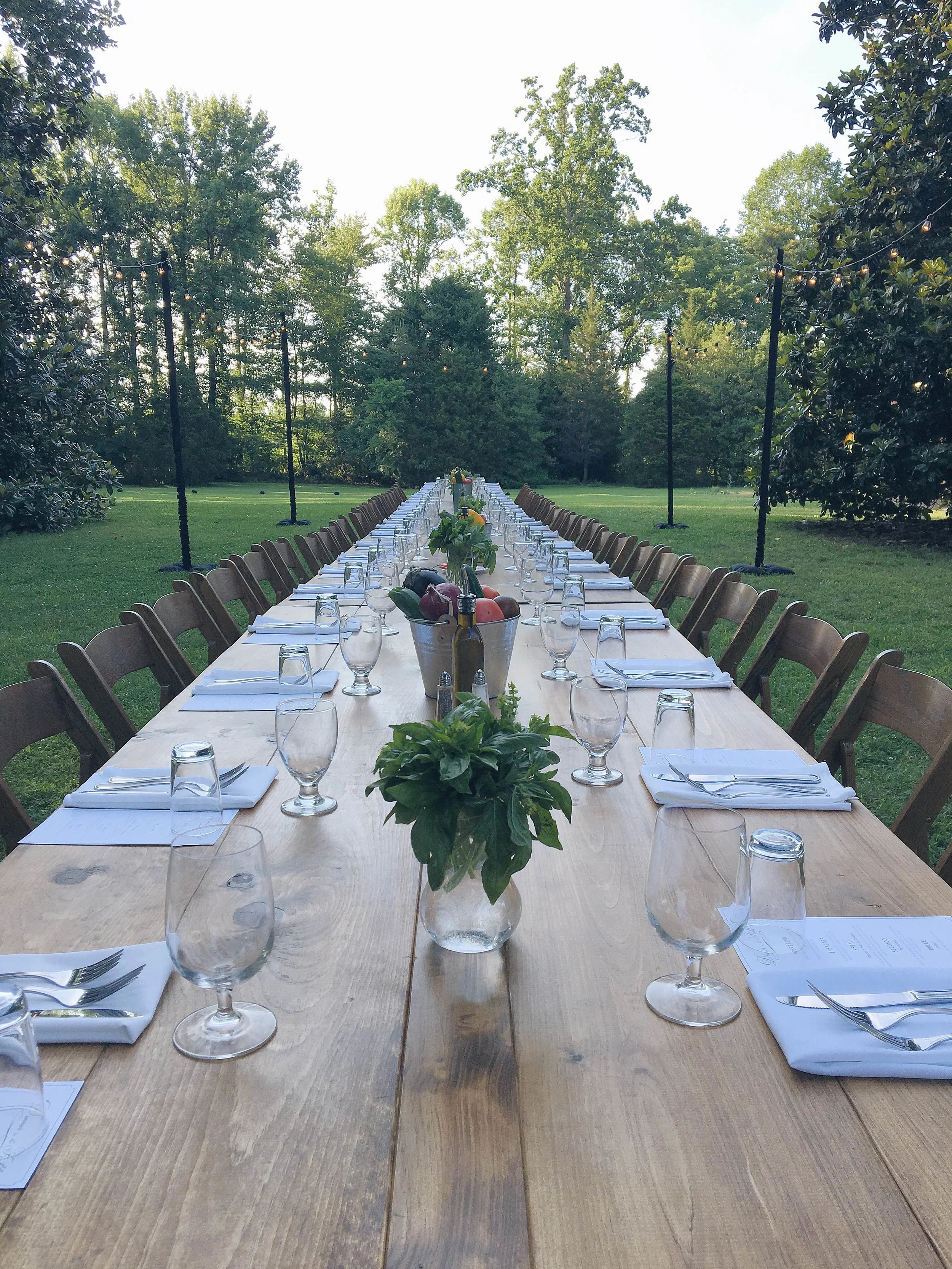 Congrats to Dinner in the Field on being named one of the top 10 outdoor dining experiences IN THE WORLD by Jetsetter Magazine!
