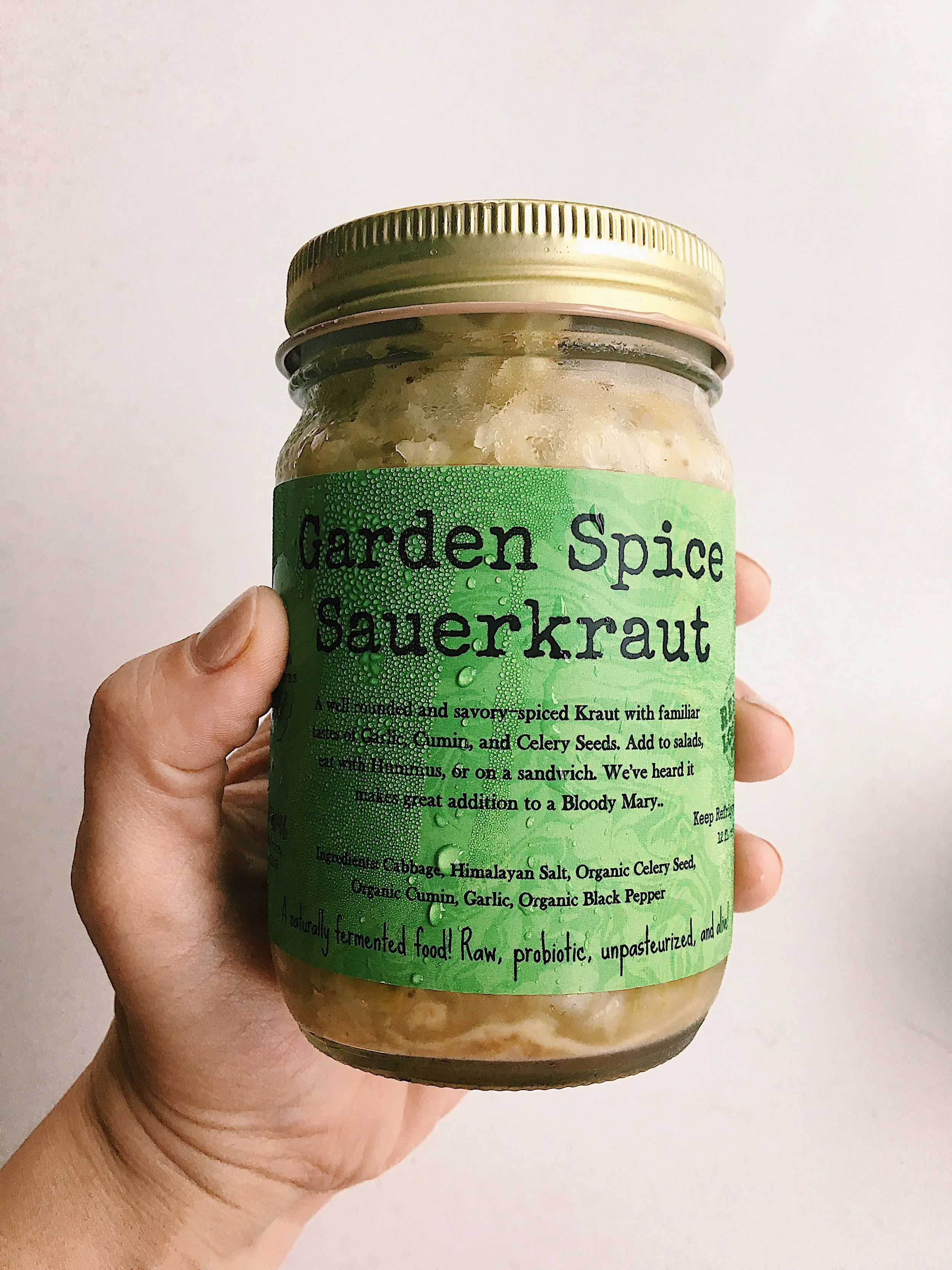 Wild Earth Farms Garden Spice Sauerkraut