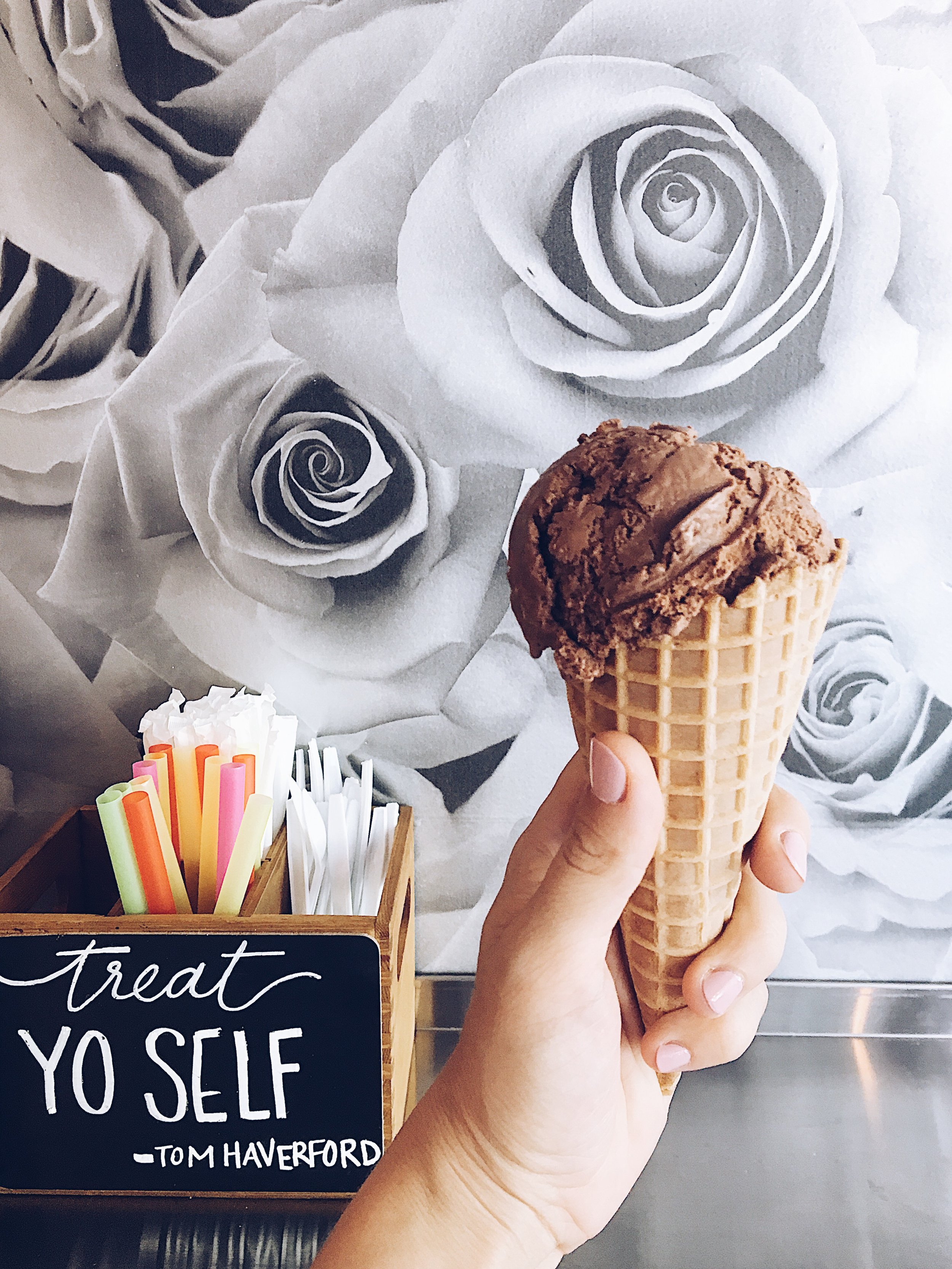 gianduja gelato at North End Ice Cream Co, photo by Stephanie Ganz