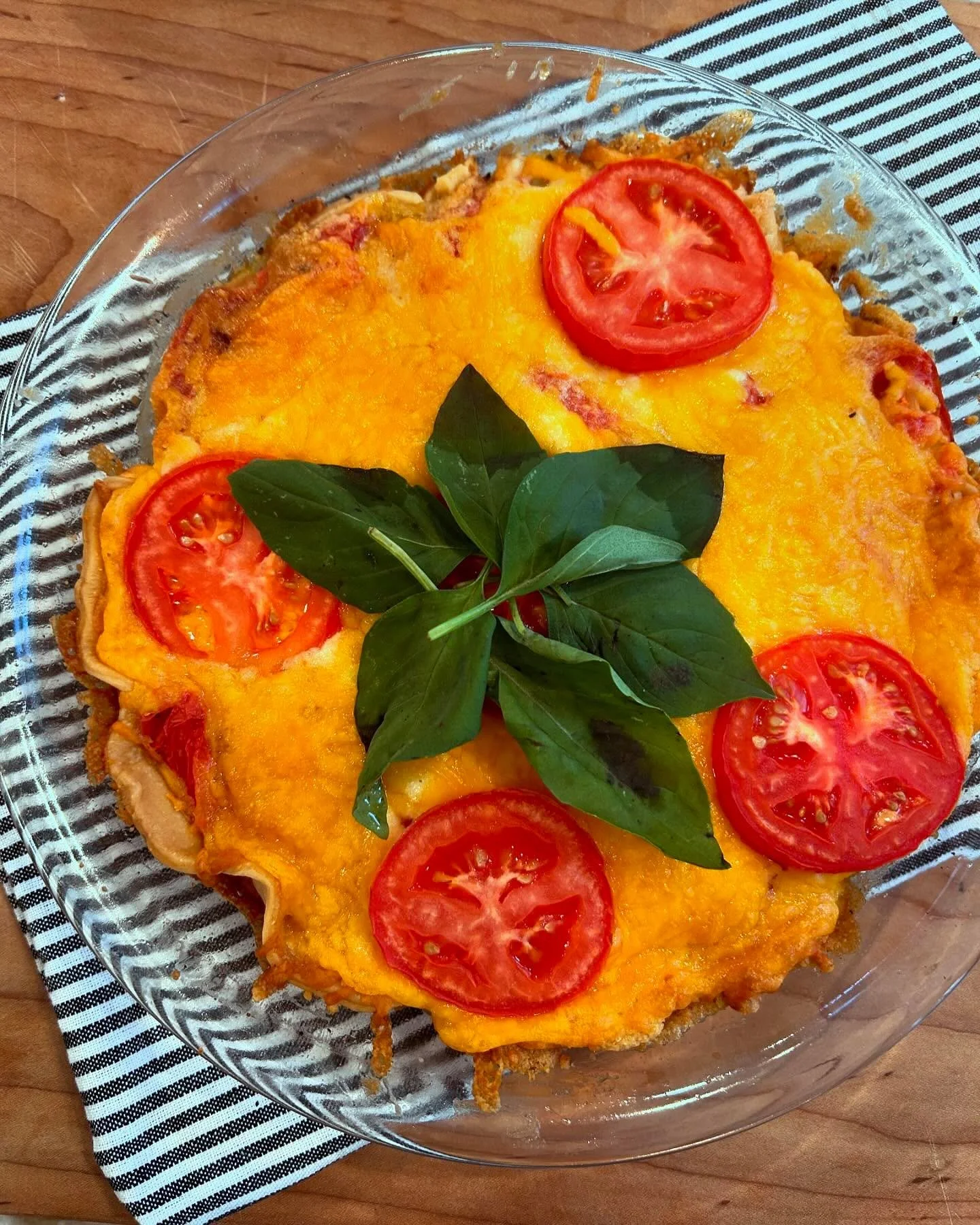 Tomato 🍅 Pie - all heirlooms! Yum yum yum 😋 I blame @dukes_mayonnaise for my tomato/mayo obsession